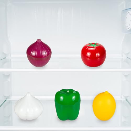 Vegetable and Fruit Storage Containers for Refrigerator, Tomato and Onion Storage, Food Storage Containers with Lids, Pack of 2