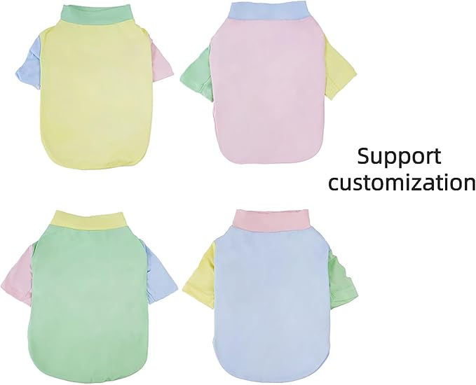 Custom Dog Birthday Shirt,Personalized Pet Apparel Print with Name Age Number,Pet Birthday Outfit,Lightweight Breathable Cotton Vest for Small Medium Large Dogs Cat (Dopamine Green, X-Large)