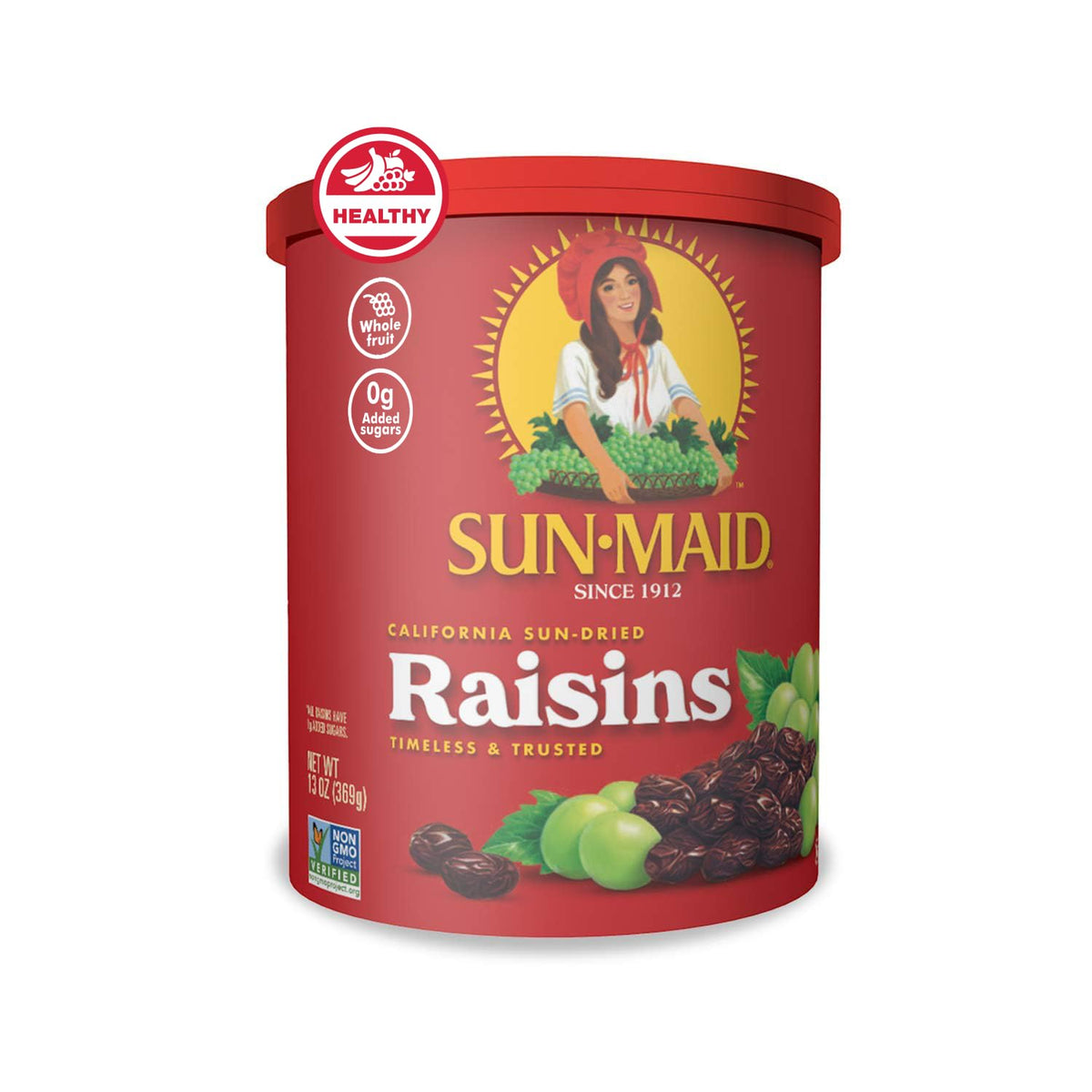 Sun-Maid California Sun-Dried Raisins - (2 Pack) 32 oz Resealable Bag - Dried Fruit Snack for Lunches, Snacks, and Natural Sweeteners