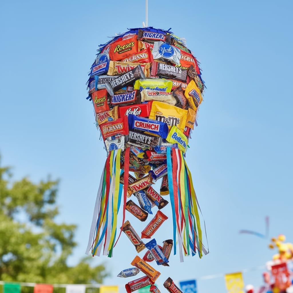 Bulk Chocolate Candy Variety Pack - 2lb Bulk Candy Individually Wrapped - Assorted Chocolate Candy for Goodie Bags, Pinatas, Party Favors, and Office Snacks - 2 Pounds
