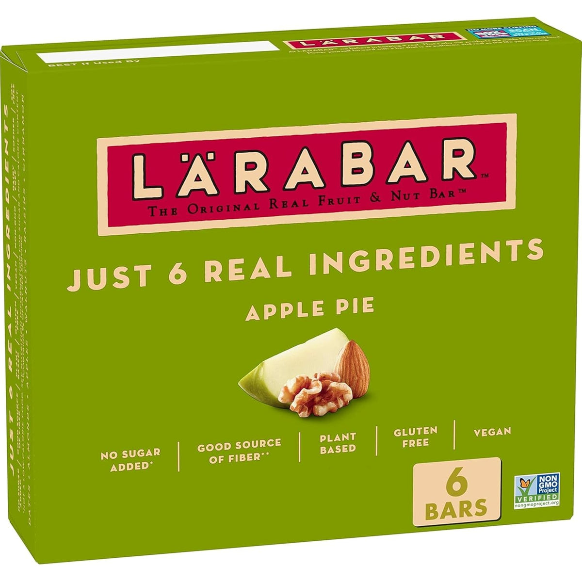Larabar Apple Pie, Fruit and Nut Bars, Gluten Free and Vegan, 12 Ct, 19.2 oz