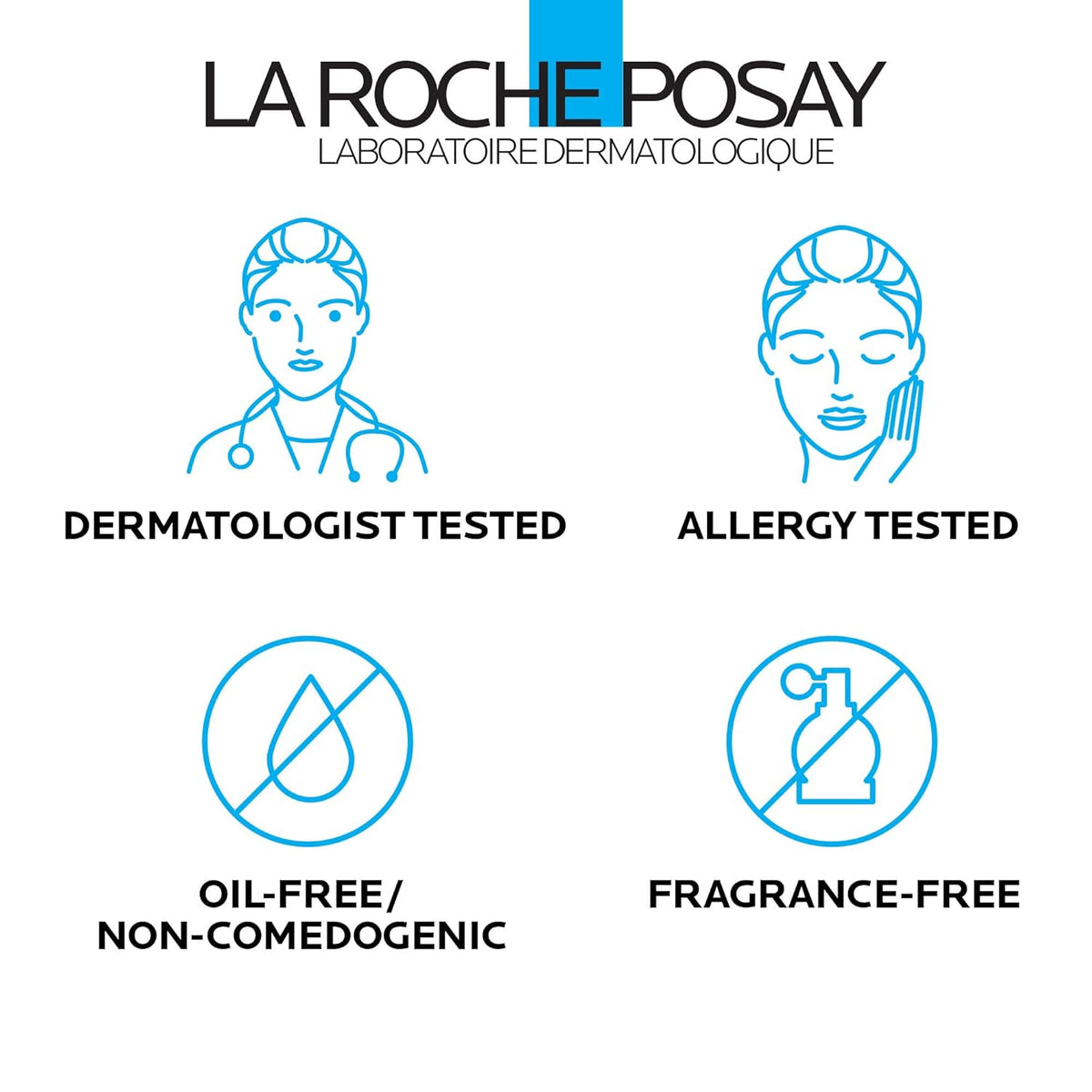 La Roche-Posay Toleriane Hydrating Gentle Face Cleanser, Hydrating Facial Cleanser With Niacinamide + Ceramides, Daily Face Wash For Dry Skin To Normal Skin, Sensitive Skin Tested, Fragrance Free