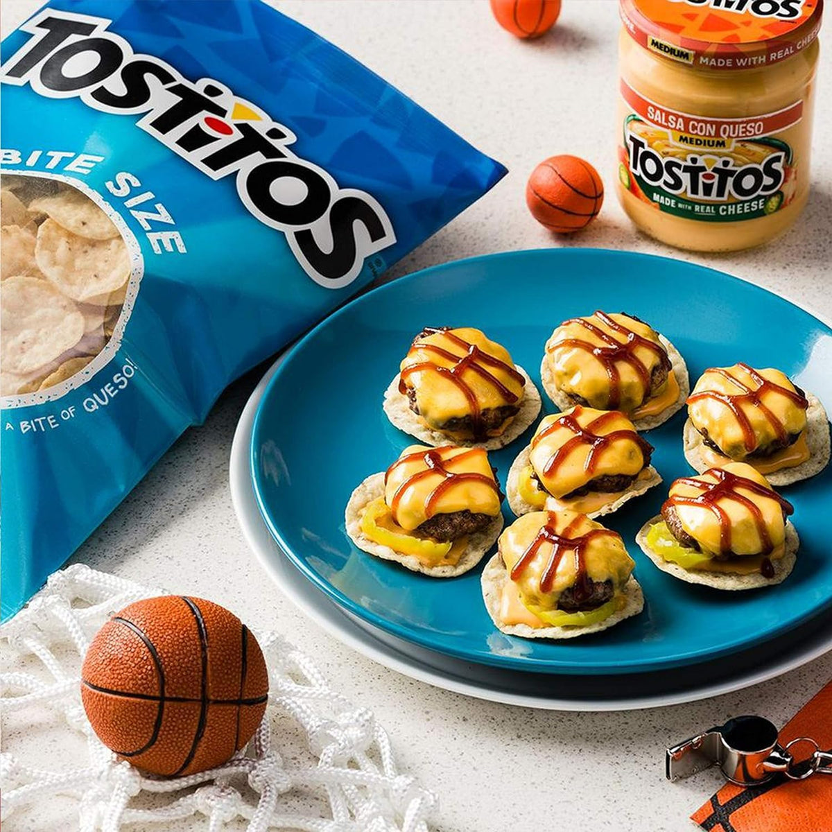 Tostitos Bitesize Rounds 1 Ounce Gluten-Free Tortilla Chips Pack of 40
