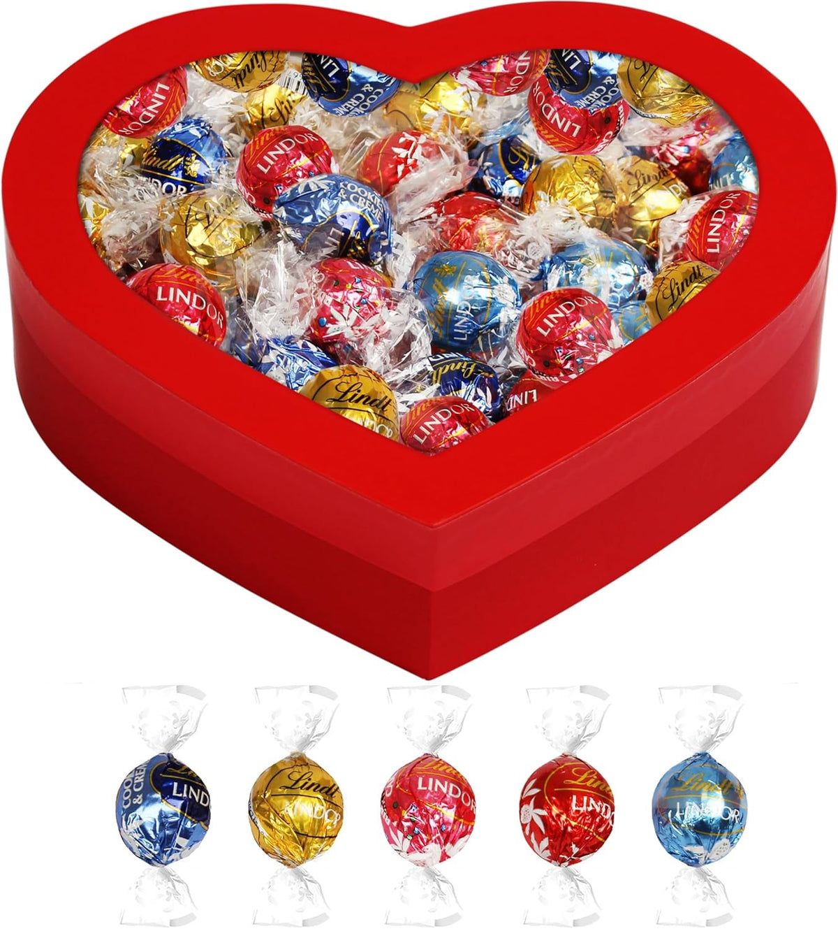 Premium Chocolate Truffles in Elegant Gift Box, 50-Piece Assorted Chocolate Delights - Ideal for Gifting & Sharing with Loved Ones