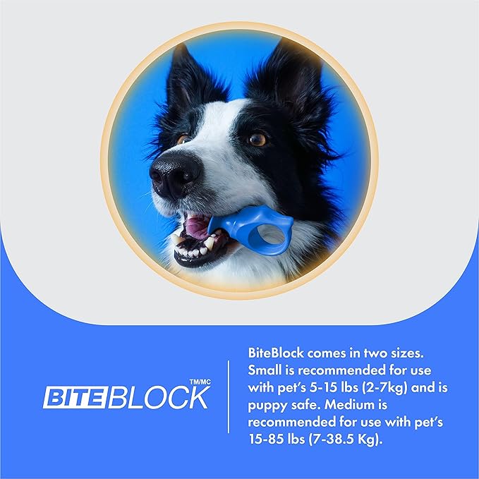 Pet Toothbrushing Assistant for Dogs and Cats Allows You to Brush Your pet’s Teeth Without Constantly Worrying About Getting Bitten Medium Size for Pets Between 15-85 lbs. (7-38.5 Kg)