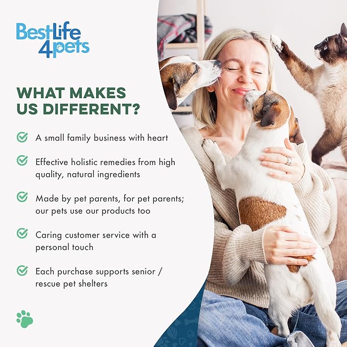 Cat Hip and Joint Pain Relief Supplement, Cat Arthritis Pain Relief, Heal from Sprains, Inflammation and Injuries, Improve Mobility, Natural Easy-to-Swallow, Odorless, Tasteless, 400 Pills