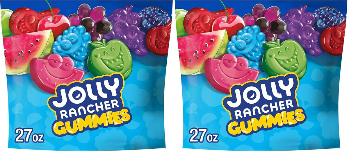 JOLLY RANCHER Gummies Original Fruit Flavored Candy Bag, 27 oz