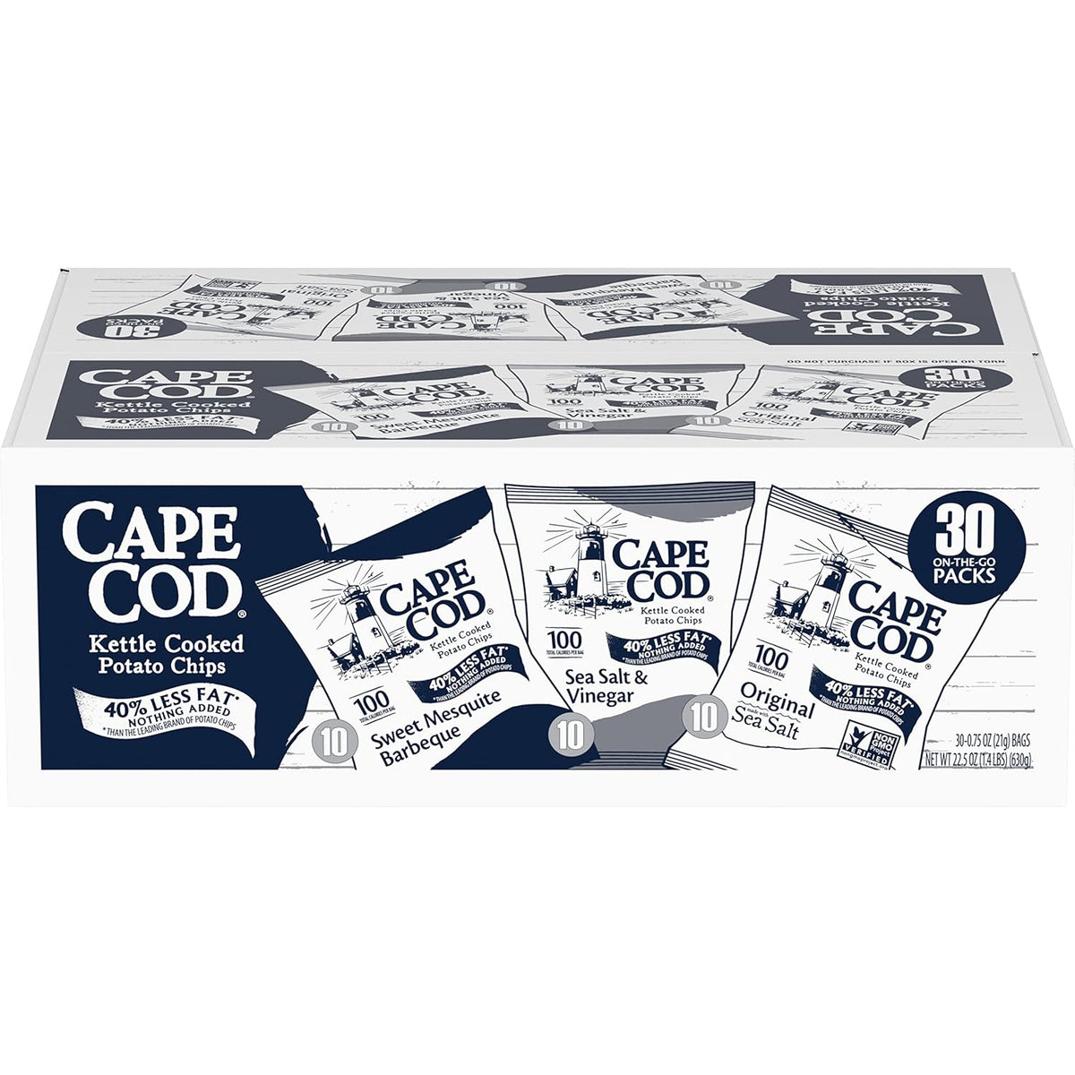 Cape Cod Variety Pack Chips, 20 Count 1 Oz