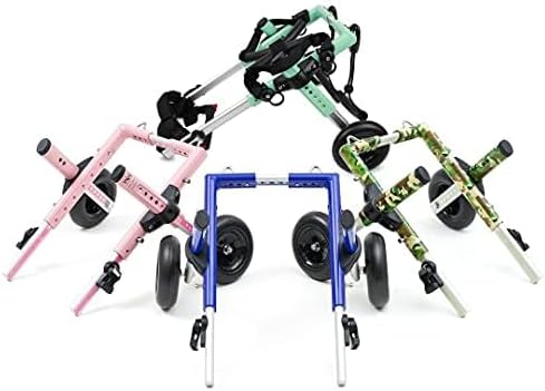 Walkin' Wheels Lightweight – for Small Cats 2 to 20 Pounds – Veterinarian Approved – Cat Wheelchair for Back Legs, for Cats 2-10 lbs, 2-5 inches Leg Height – Blue