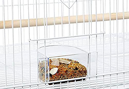 Lot of Breeding Bird Flight Cages for Canary Parakeet Aviaries Budgies Lovebird Finch (Large 30" White Divider)