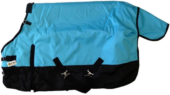 AJ Tack 1200D Waterproof Winter Pony Blanket - 300g Heavyweight Turnout with Fleece Collar, Shoulder Gussets & Tail Flap - Camouflage 56"