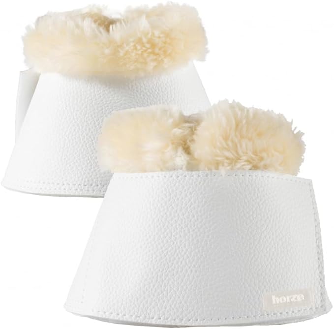 HORZE Signature Bell Boots - White - M