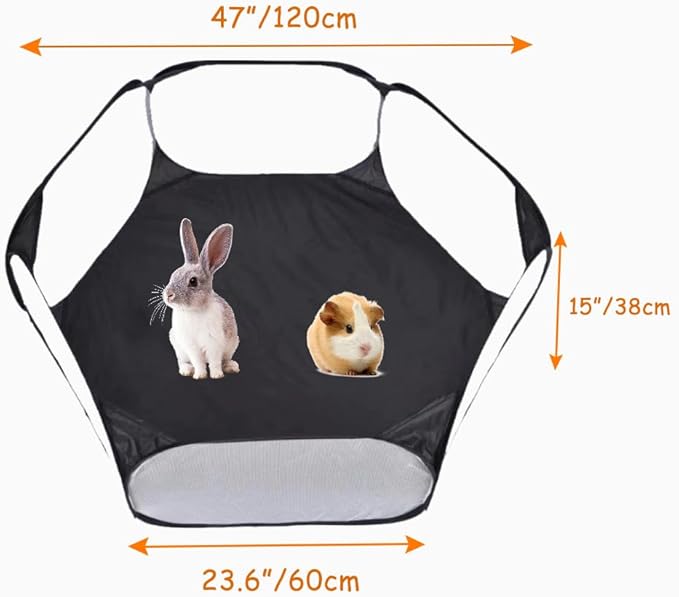 Small Animal Carrier Backpack and Playpen Outdoor Travel (Polarized Brown, Backpack+Playpen)