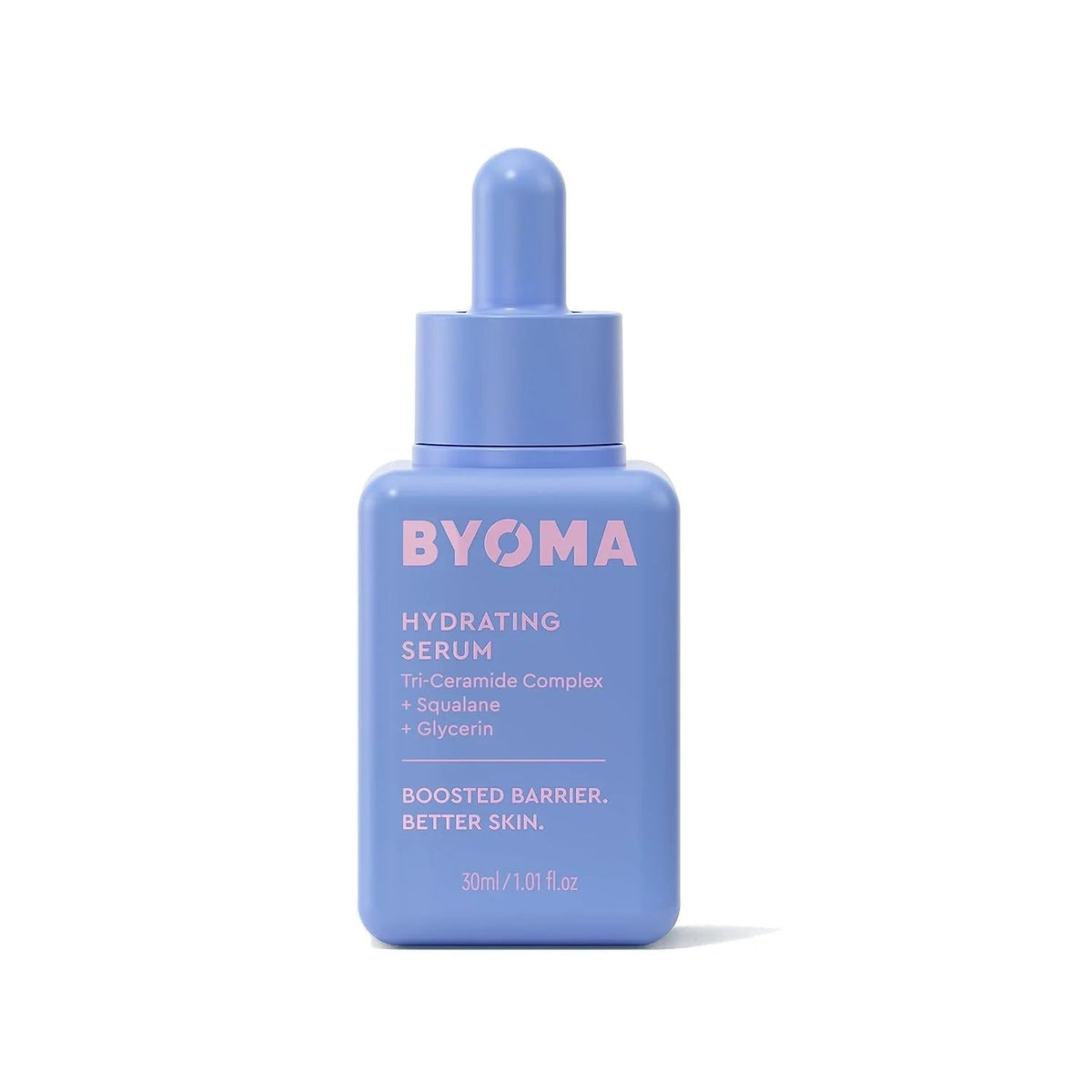 Hydrating Facial Serum with Squalane, Glycerin & Ceramides for Dewy Skin, 1 oz