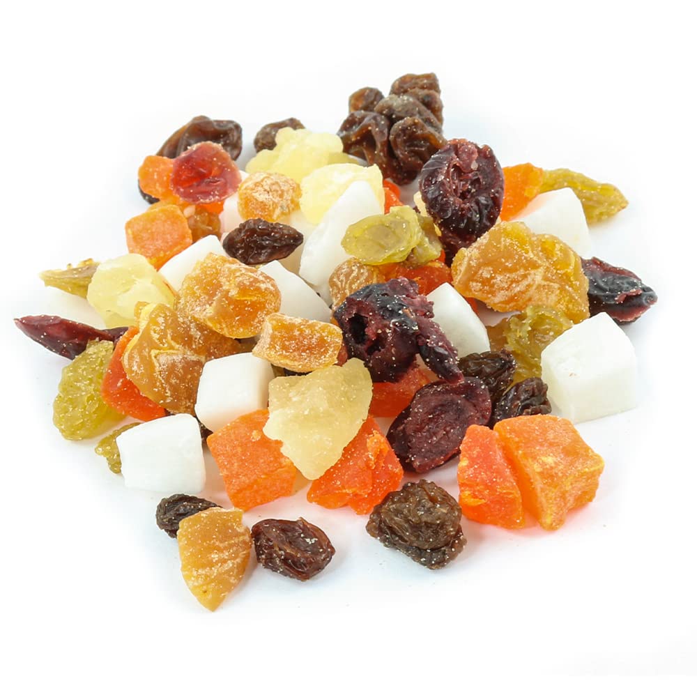 Oregon Farm Fresh Snacks Dried Fruit Mix – Snack Mix With Dried Cranberries, Coconut, Mango & Raisins - Healthy Adult & Kids Snacks - USA Made (24oz)