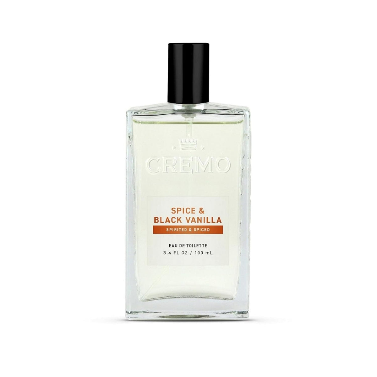Cremo Cologne for Men - Spice & Black Vanilla Mens Cologne Spray - An Explosion of Vibrant Spices, Dark Woods and Black Vanilla, Fragrances For Men, 3.4 Fl Oz