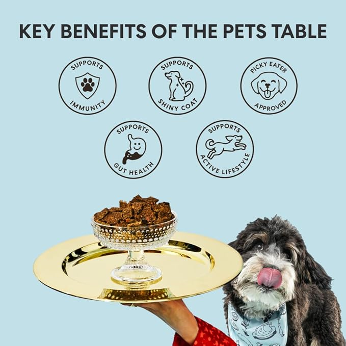 The Pets Table Air Dried Dog Food for Dogs Large, Medium and Small with Sensitive Stomachs | Puppy Dog Food, Adult Dog Food, Senior Dog Food | Lamb & Beef with Brown Rice 4.5 lbs / 72 oz Bag