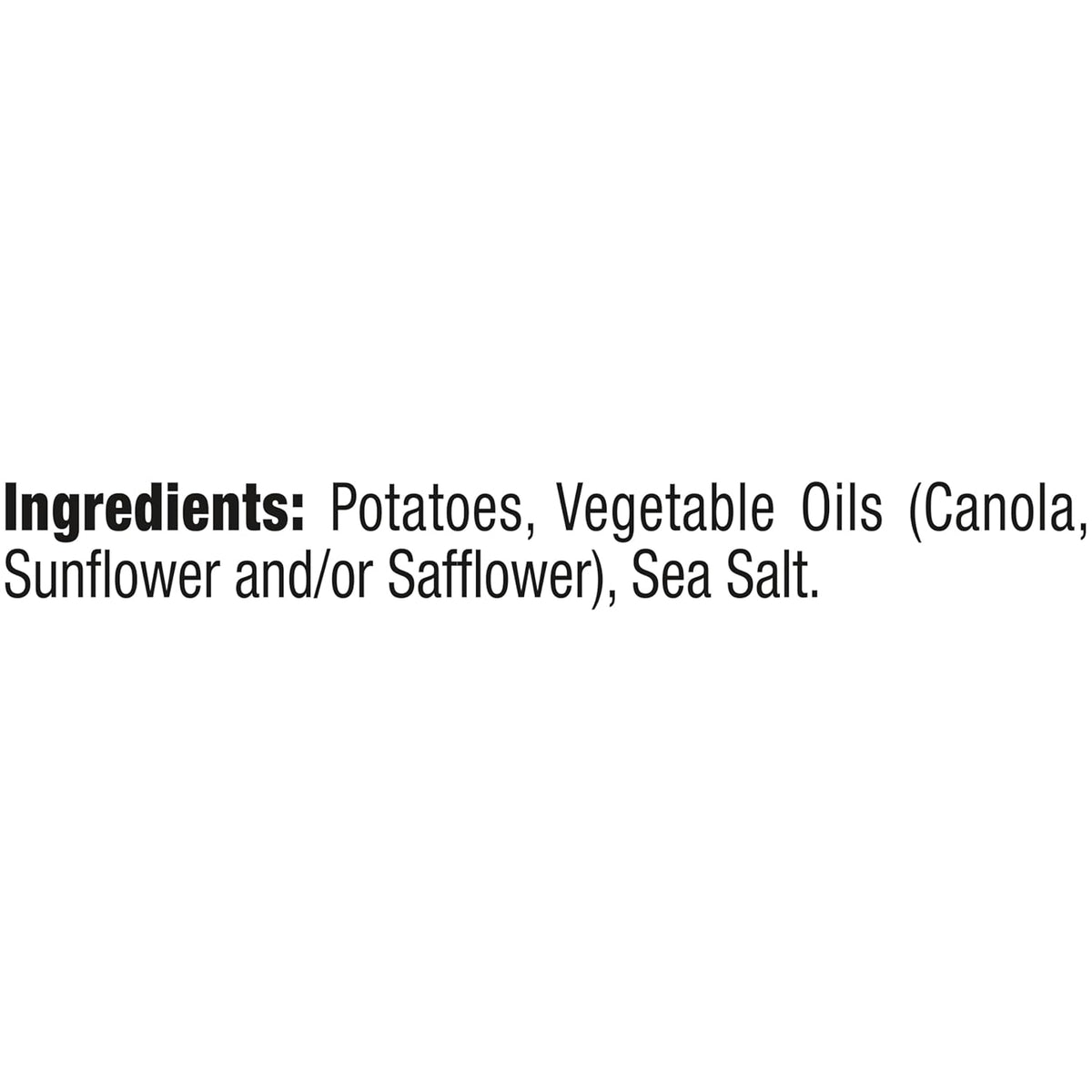 Kettle Brand Sea Salt Kettle Potato Chips, Gluten-Free, Non-GMO, 7.5 oz Bag