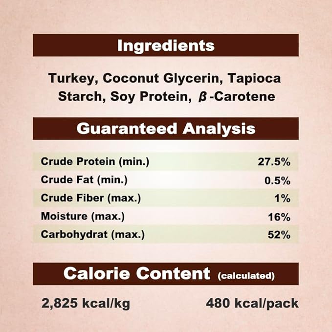 Afreschi Natural Turkey Treats Star Bites –6 oz, Hexagonal Shape, USA-Sourced Trukey, All-Natural, Hypoallergenic, Low-Fat, Healthy & Easily Digestible, Puppy & Training Snack & Small Dogs
