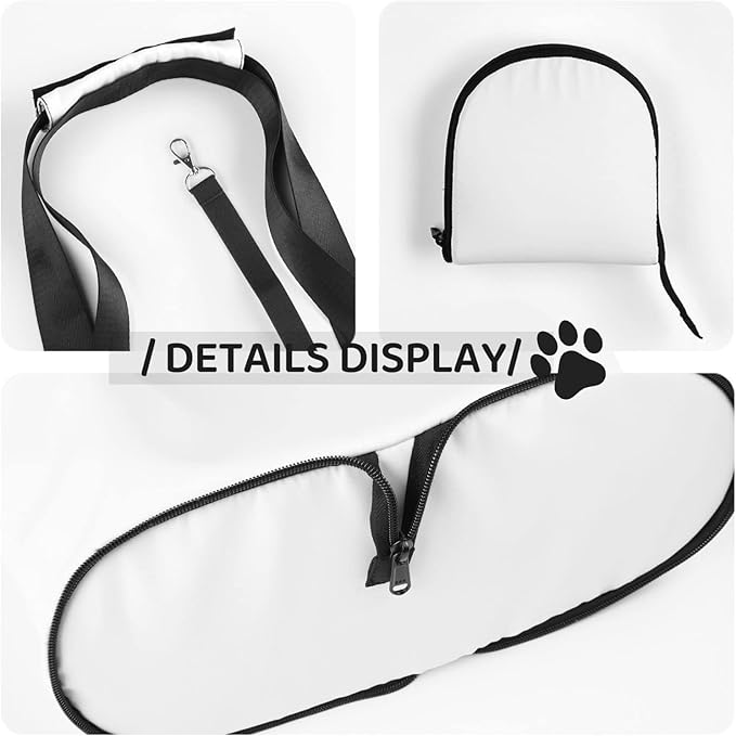Custom Dog Carrier Purses Personalized Crossbody Puppy Carrying Bag Add Your Pet Photo Name Text Soft-Sided Sling Cat Pouch for Outdoor Hiking Traveling Subway Shopping (Style3)