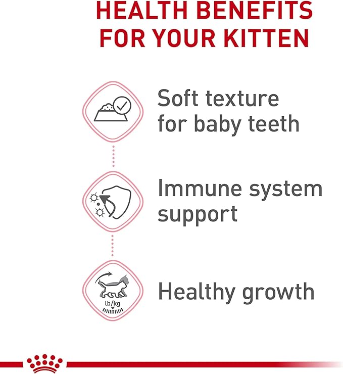 Royal Canin Feline Health Nutrition Kitten Thin Slices in Gravy Canned Cat Food, 3 oz can (18-count)
