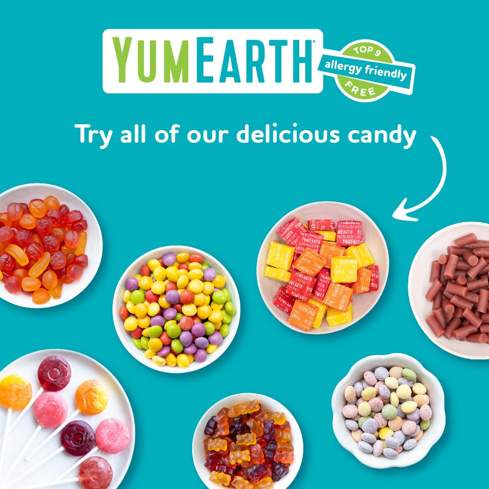 yumearth organic vitamin c pops variety pack, 40 assorted fruit flavors, allergy friendly, gluten free, non-gmo, vegan