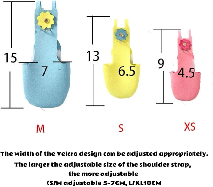 Parrot Clothes, Bird Diapers, Tiger Skin Peony, Flight Suit - Key Features for Avian Comfort and Style (Blue, M, Count, 1)