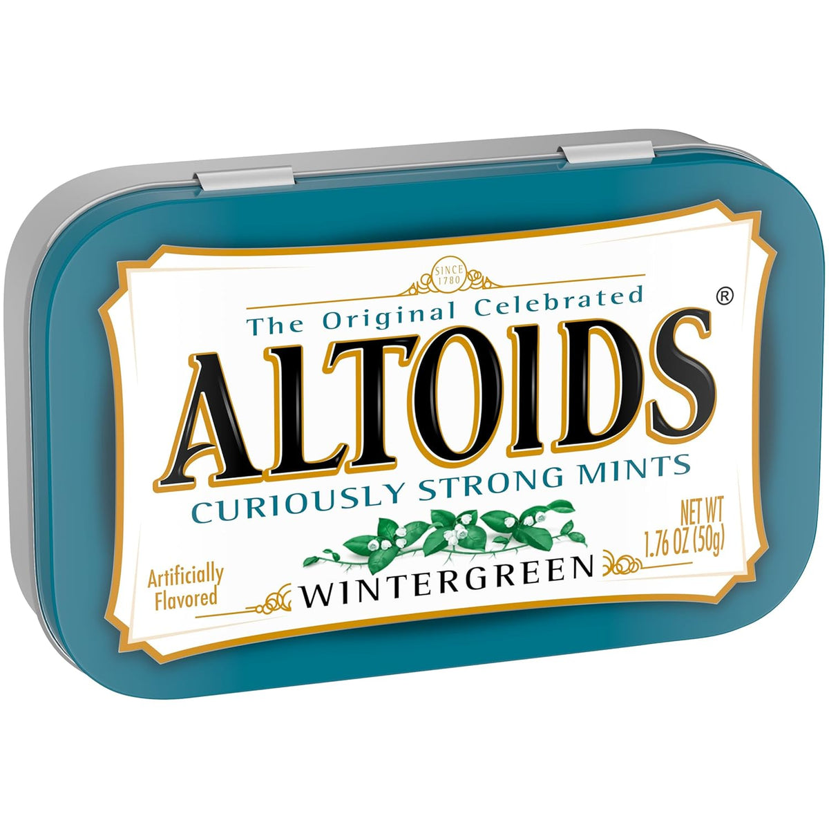 AltoidsWintergreen Curiously Strong Mints, 1.76 Ounce Each (3 Pack, 5.28 Ounce Total)