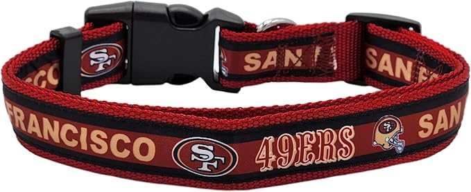 New & Improved Pets First NFL Licensed PET Collar- Heavy-Duty, Strong, and Durable New Dog Collar. Available in 32 Football Teams and 4 Sizes