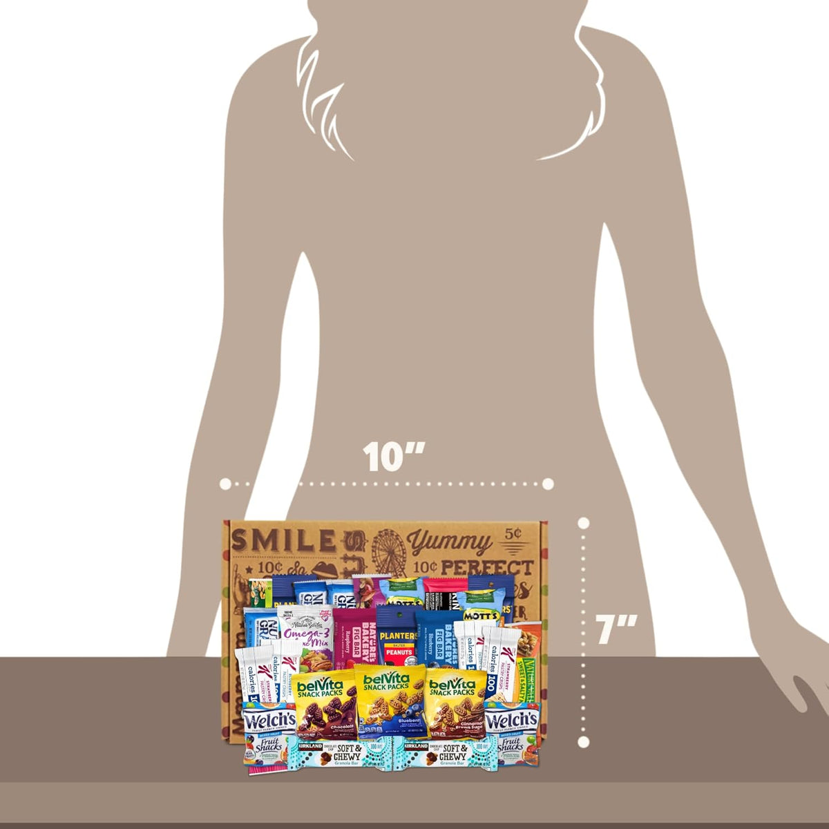 deluxe assorted healthy snack box for adults and families 28 count variety pack