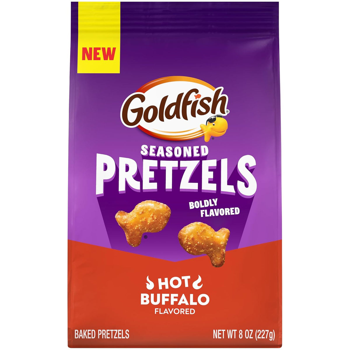 Goldfish Honey Mustard Seasoned Pretzels, 8 Ounce Bag
