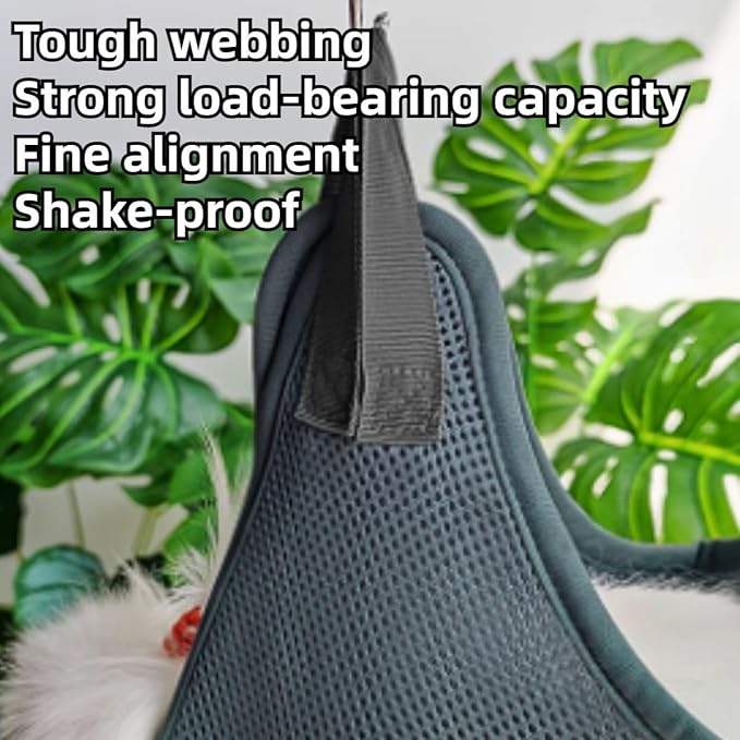 Rabbit Grooming Hammock with Safety Belt for Nail Clipping, Grooming, Bunny Bathing Bag for Nail Trimming, Cat Claw Care Bag, Small Animal Grooming Harness (Red,XX-Small)