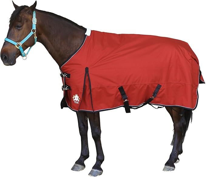 T TEKE Ultimate Turnout Sheet for Horses, 1050D Ballistic Nylon Outer, No Filling