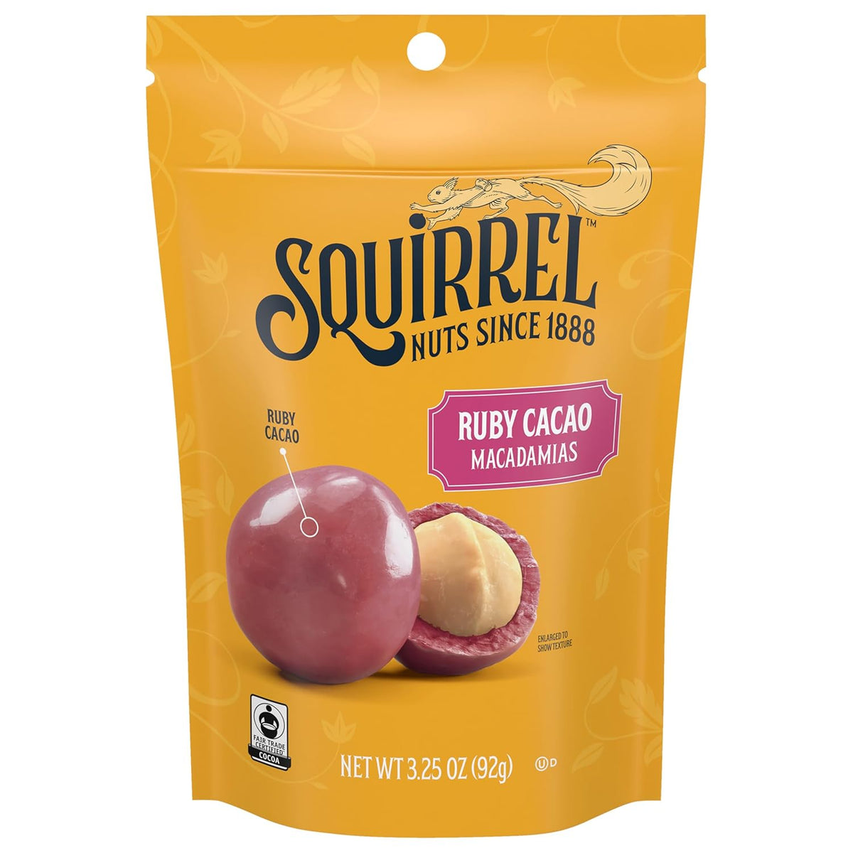Squirrel Brand Sweet Brown Butter Cashews, 3.5 oz Resealable Bag, Gourmet Flavored Cashews Nuts, Gluten Free, Vegetarian