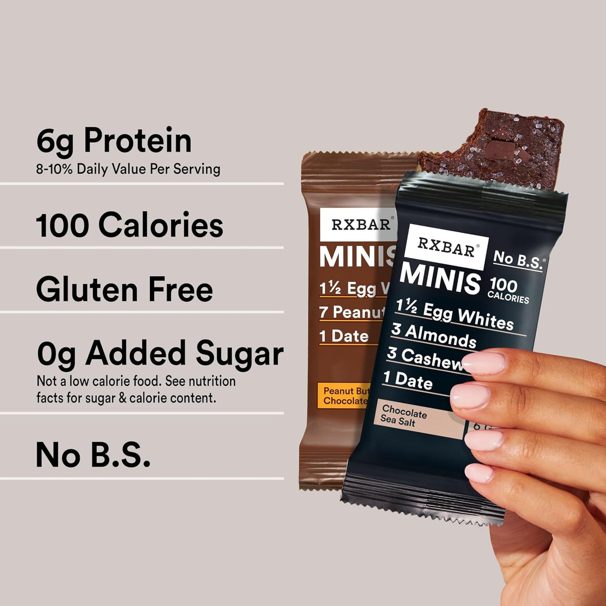 RXBAR Minis Protein Bars, Snack Bars, Variety Pack (16 Count)