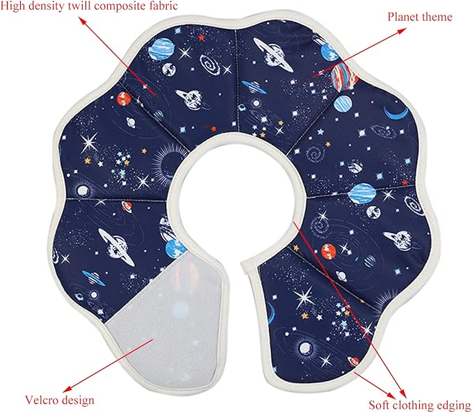 Soft Cat Cone, Adjustable Recovery Collar After Surgery to Prevent Licking Wound, Protective Cat Neck Cone, Comfortable Pet Elizabethan Collar for Cats Kittens and Puppies (X-Small)
