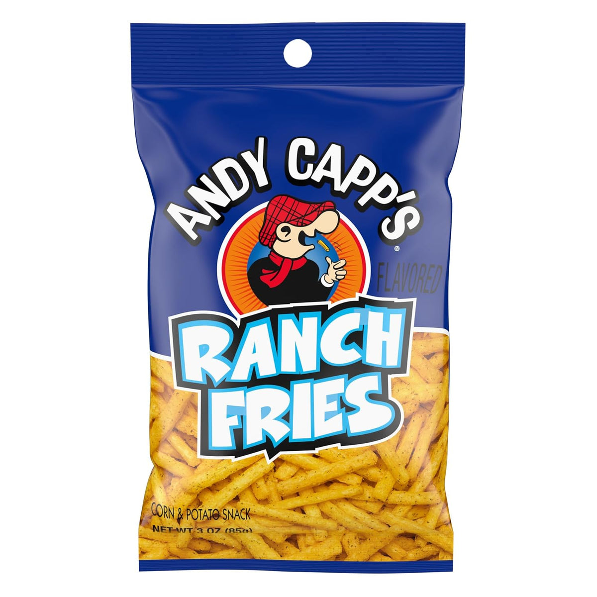 Andy Capp's Hot Fries, 3 oz, 7 Pack
