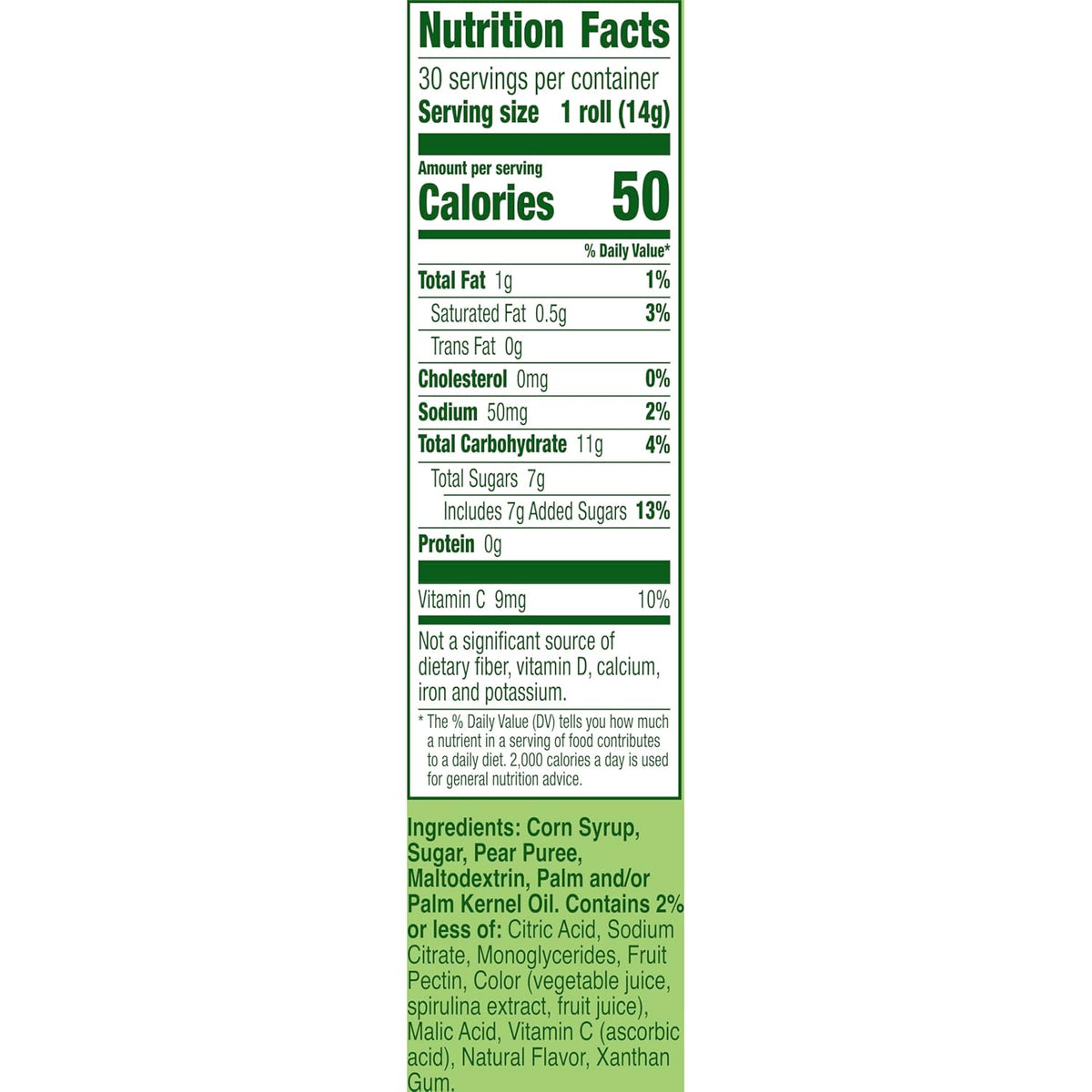 Fruit Roll-Ups Fruit Flavored Snacks, No Colors from Artificial Sources, Gluten Free, Variety Pack, 30 Ct, 15 oz