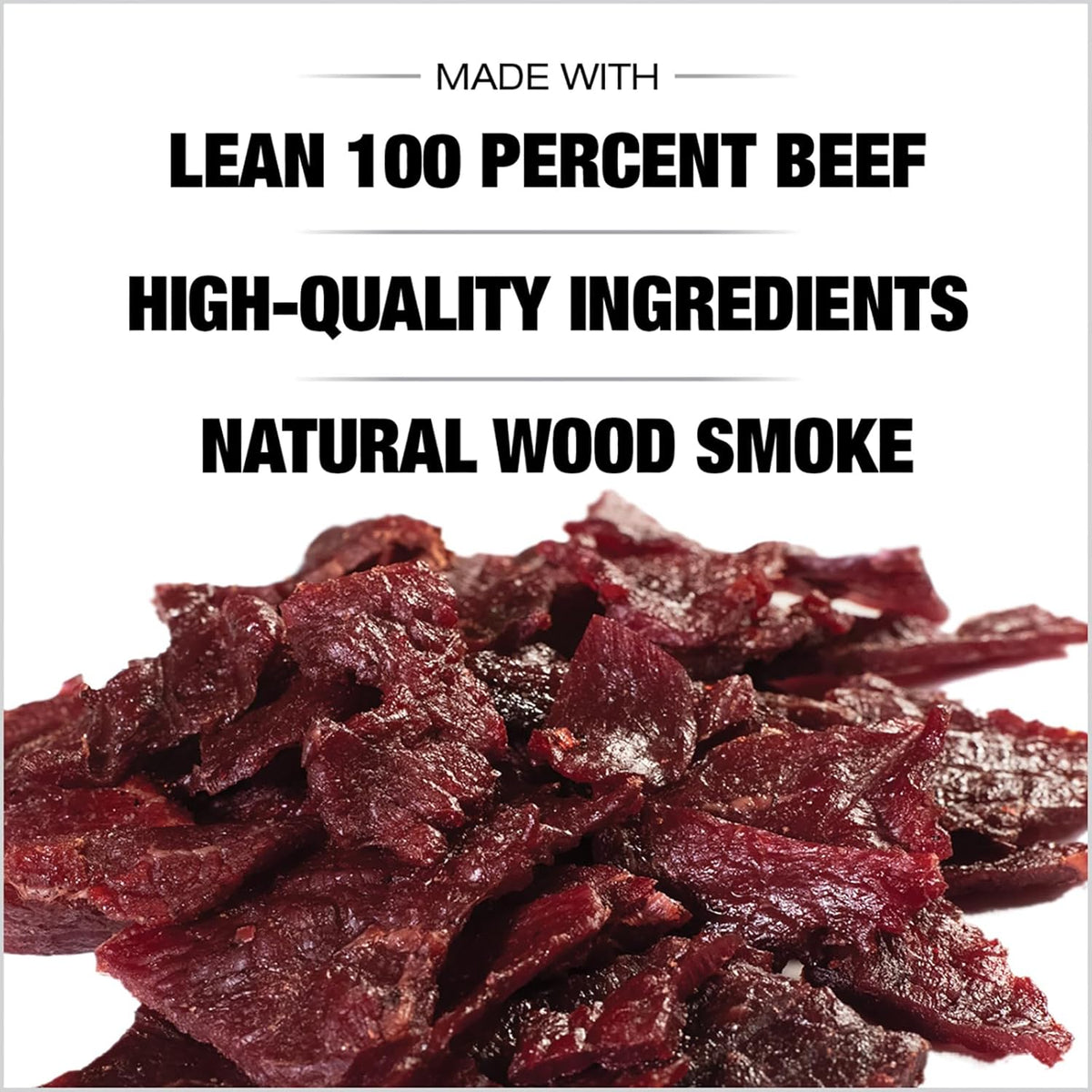 Old Trapper Beef Jerky, Old-Fashioned 8 Ounce Bag, Tender Meat Snacks for Lunches or Between Meals, 11 Grams of Protein, Zero Grams of Fat, and 70 Calories per Serving (Pack of One)