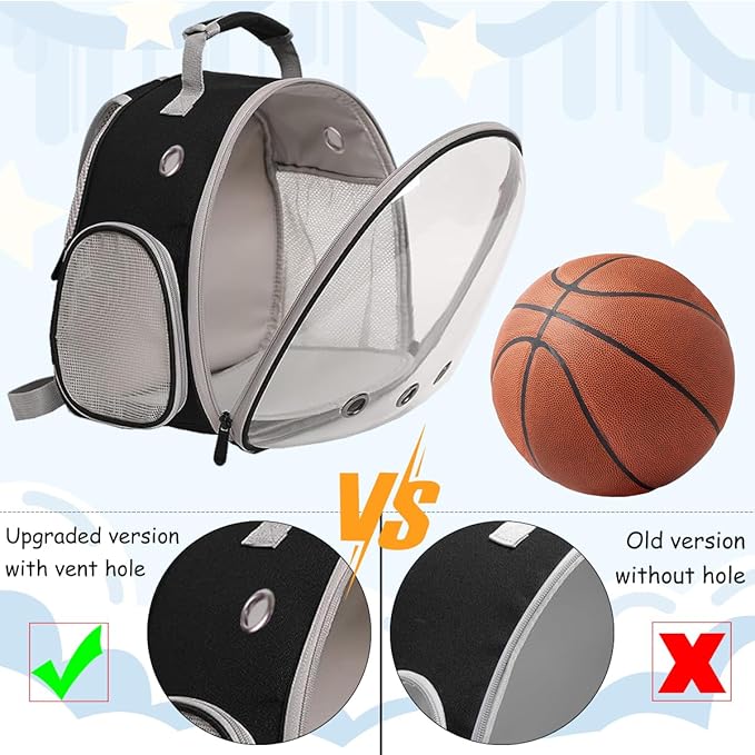 Guinea Pig Backpack, Space Capsule Bubble Window Small Animal Backpack for Guinea Pig, Bird Bunny Rabbit