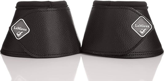 LeMieux Leather WrapRound Overreach Horse Boots - Over Reach or Bell Boots for Horses - Protective Gear and Training Equipment - Equine Boots, Wraps & Accessories