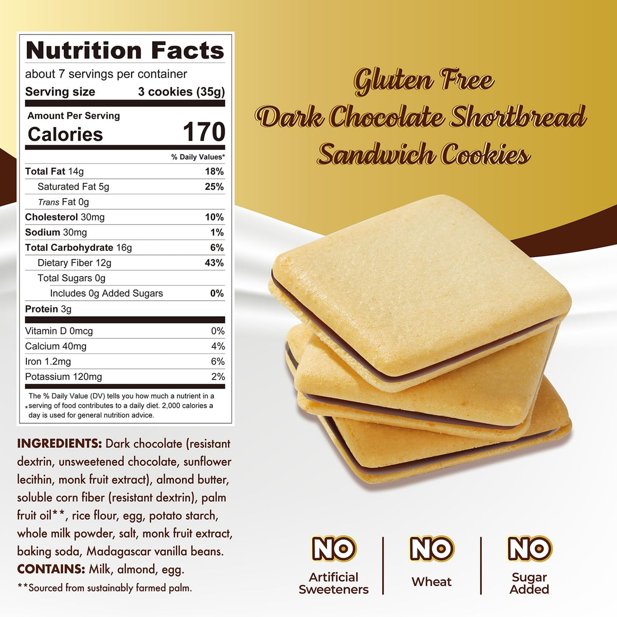 choczero dark chocolate jolies gluten free sugar free keto cookies box 20 count 8 ounce