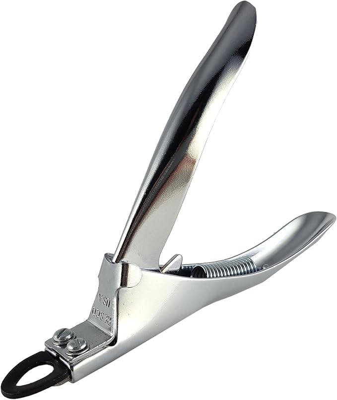 Resco Original Deluxe Dog, Cat, and Pet Nail/Claw Clippers. Best USA-Made Trimmer, More Colors & Sizes, Small/Medium, Chrome