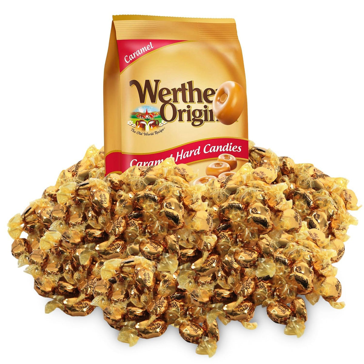Original Caramel Hard Candy, 2.4LB bulk pack, caramel lovers, snacks, parties, gifting, stocking up