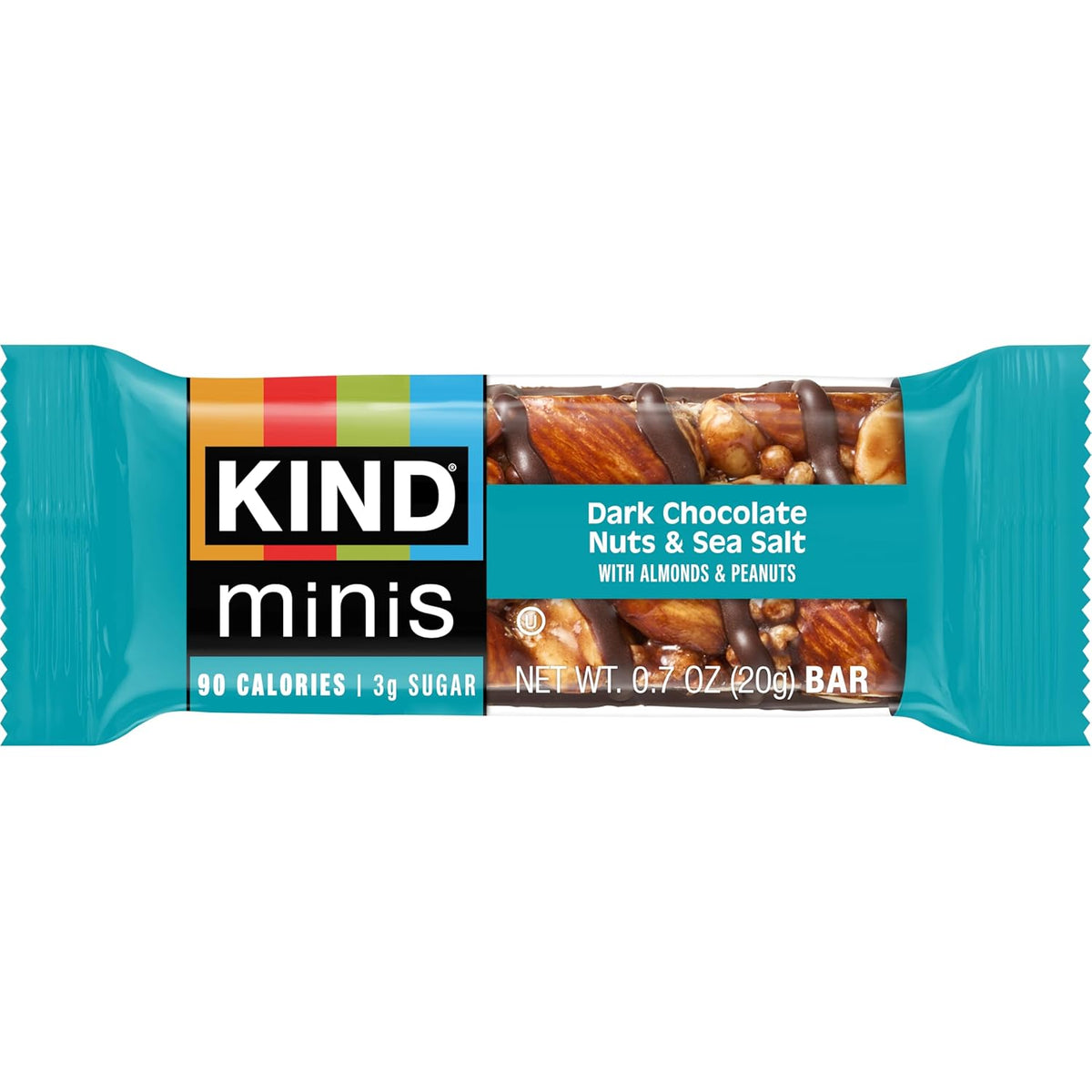KIND Mini Snack Bars Variety Pack, Gluten Free, Low Sugar, Low Calorie Snacks, Dark Chocolate Nuts & Sea Salt, Caramel Almond & Sea Salt, Dark Chocolate Cherry Cashew, 30 Count