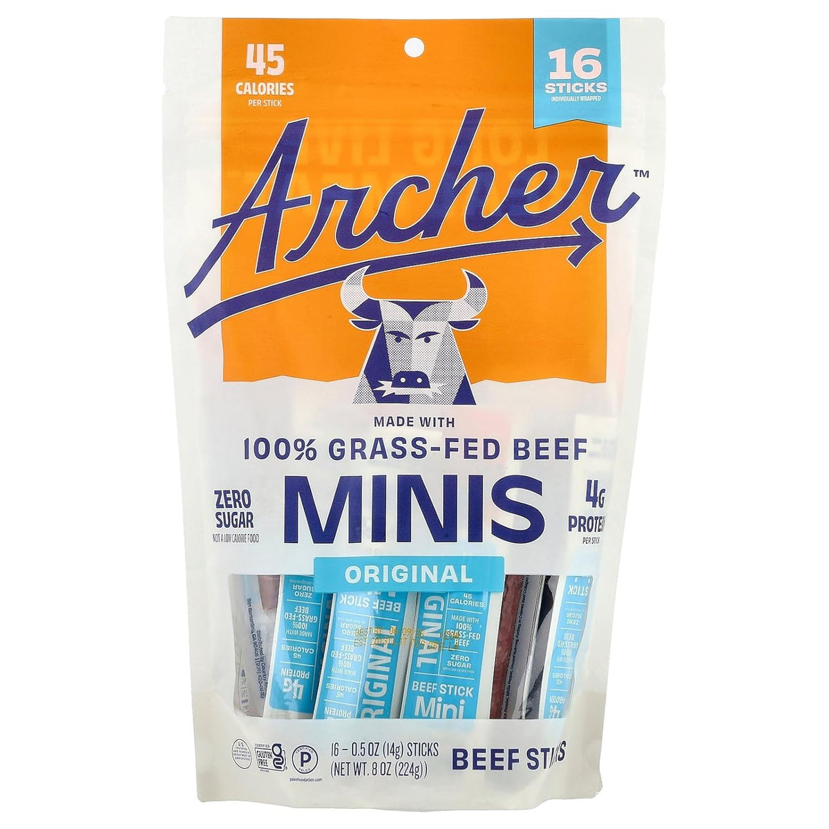 Archer Original Mini Beef Sticks, 4 OZ