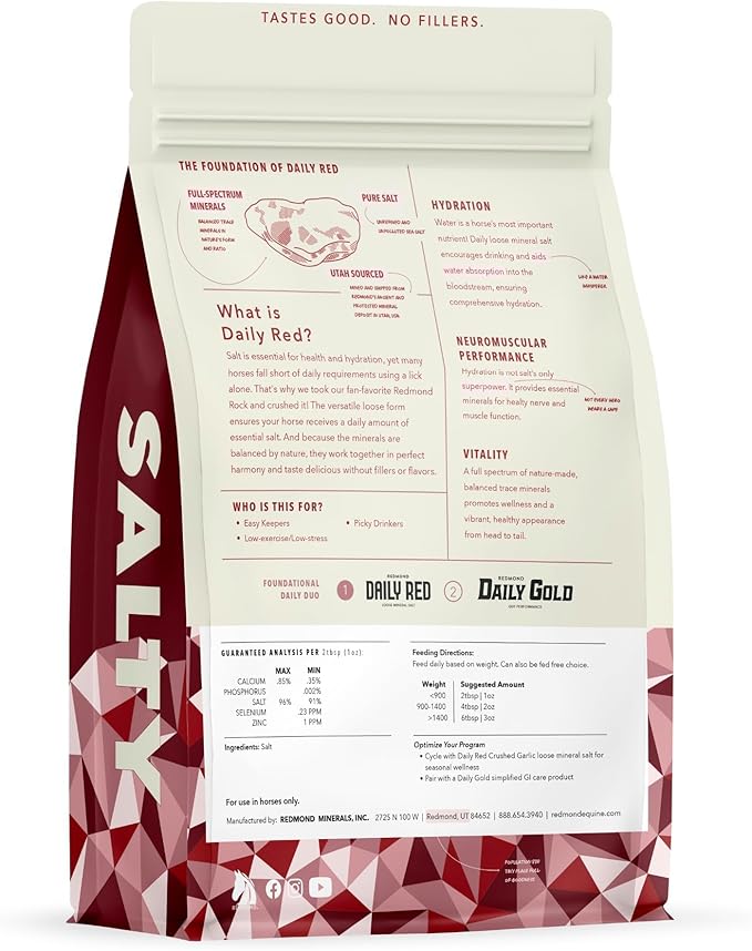 Daily RED Crushed - Mineral Supplement for Horses (5 LB Bag)