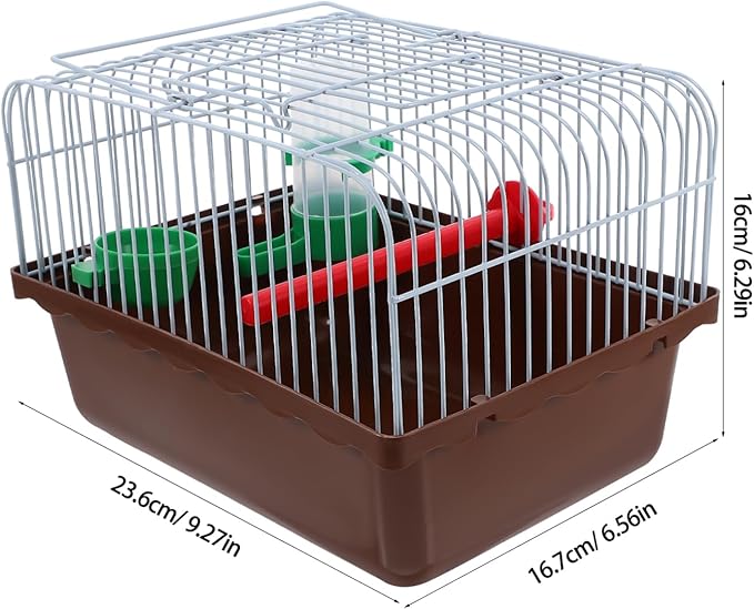 balacoo Portable Bird Cage with Food and Water Dispenser Spacious Travel Carrier for Parrots Lovebirds and Animals for Comfortable Travel and Outdoor Adventures