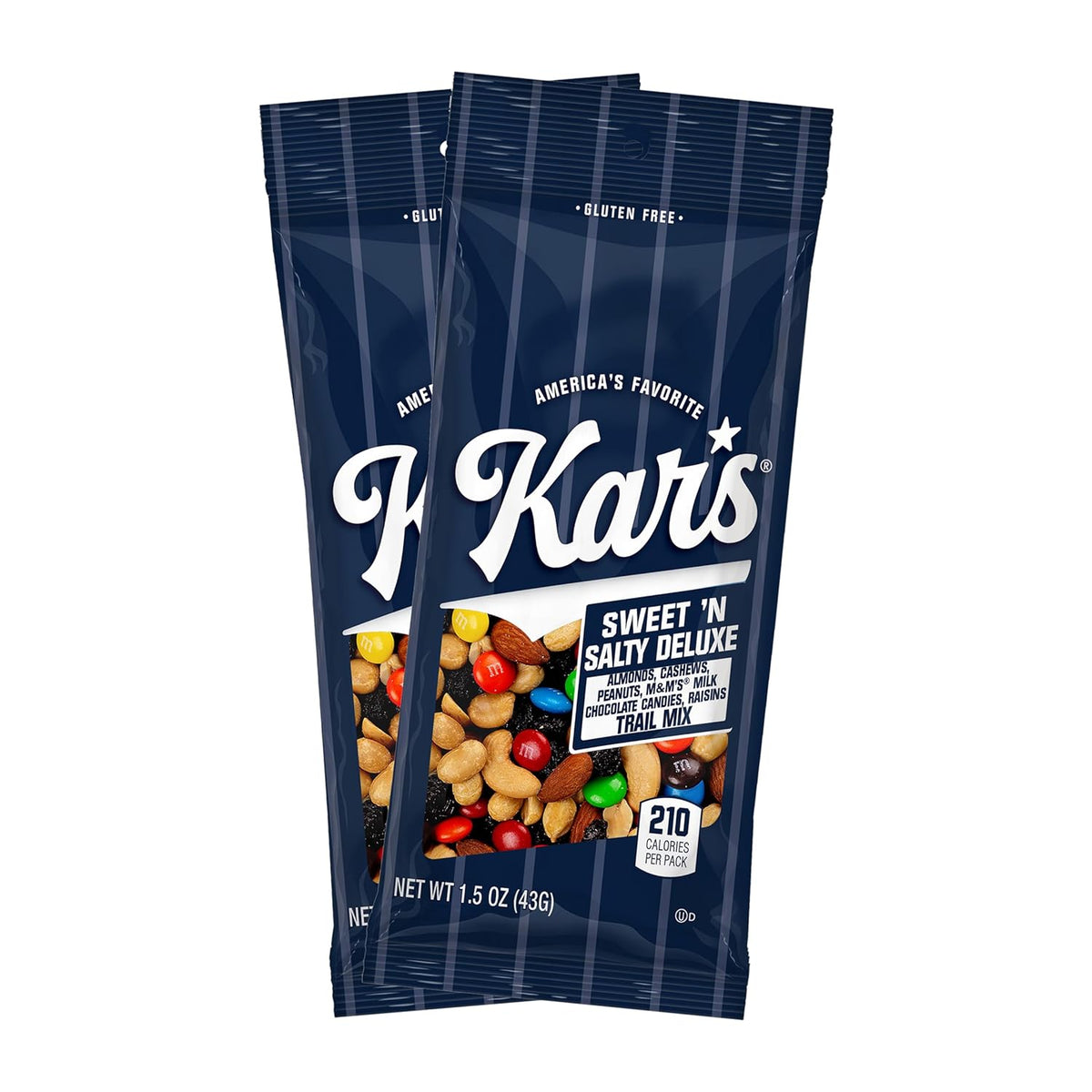Kar’s Nuts Sweet ‘N Salty Deluxe Trail Mix, 1.5 oz – Grab & Go Bags, Individual Snack Packs (Pack of 18), Gluten-Free Trail Mix Snack