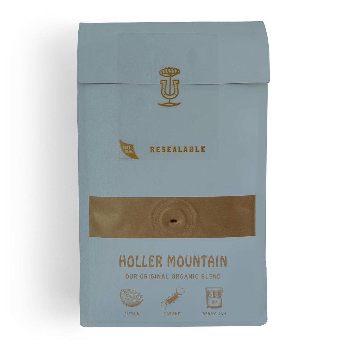 Stumptown Coffee Roasters, Organic Medium Roast Ground Coffee, 100% Arabica Coffee - Holler Mountain 12 Ounce Bag, Flavor Notes of Citrus Zest, Caramel and Hazelnut